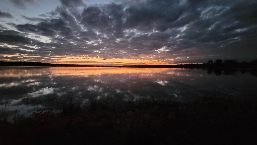 Baie noire - lever du soleil