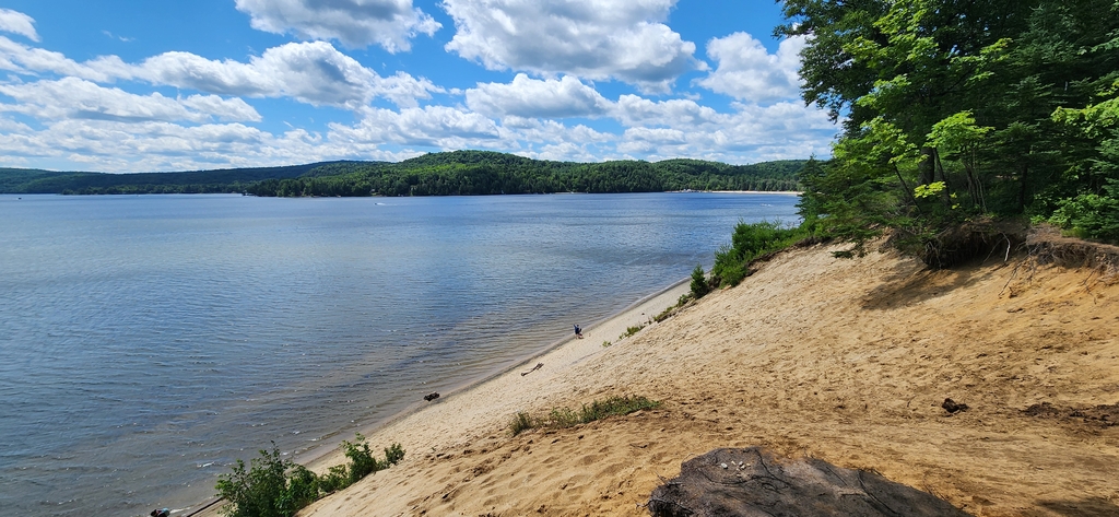 Lac Simon et plage